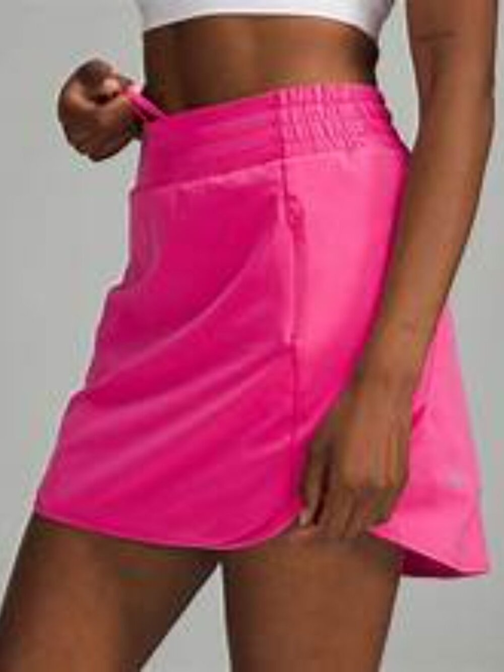 🌺 Barbie on the Court 💖 | Lululemon Neon Pink Hotty Hot HR Skirt *Long